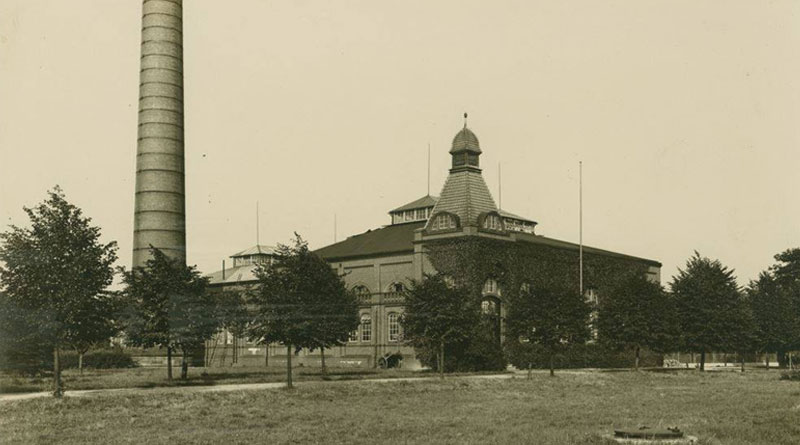 Wasserwerk in Flehe 1925